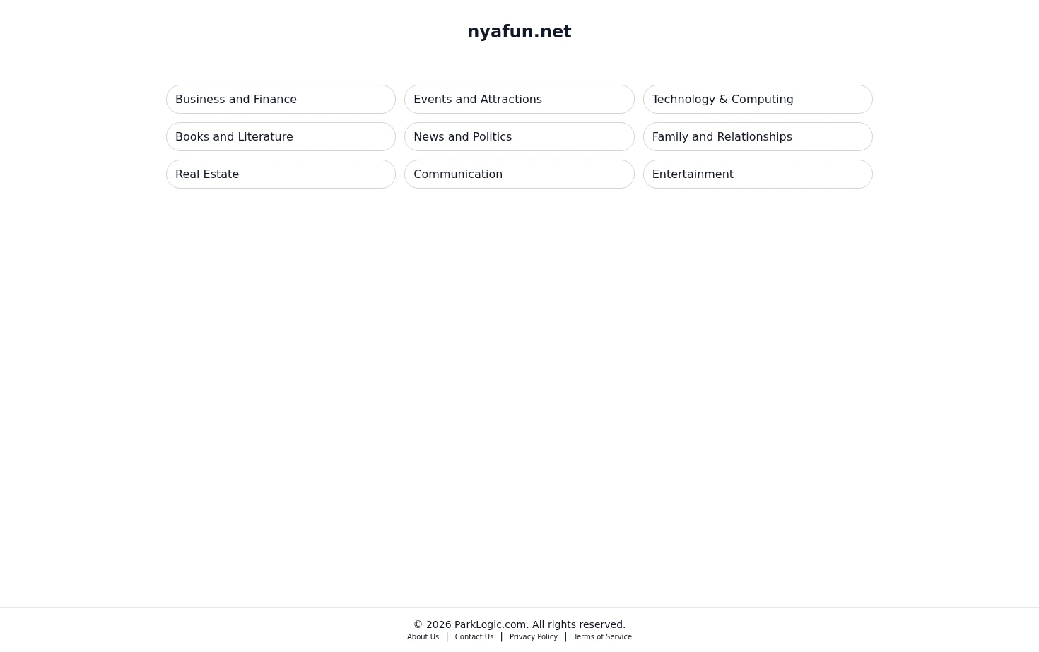 Nyafun 页面快照
